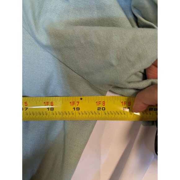 City Chic Puff Sleeve Tiered Linen Blend Maxi Dress Light Blue - Size M - Picture 3 of 7